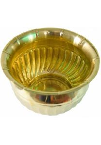 Brass Round Planter