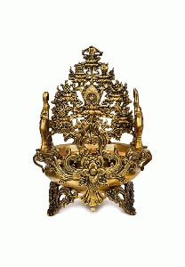 Carved Brass Urli