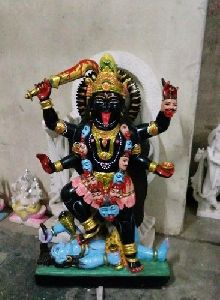 Black Marble Mahakali Statue