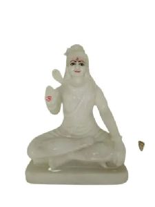 Carved Marble Shiva Statue