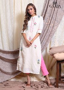 SOULMATE COTTON EMBROIDERED KURTI