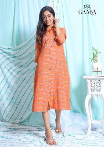 URJA COTTON CHECKS DRESS