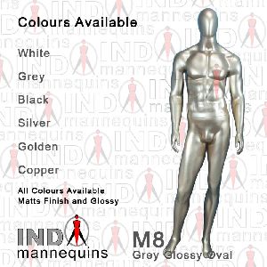 Indo M8 Grey Glossy Oval