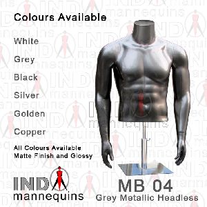 Indo MB 04 Grey Metallic Headless