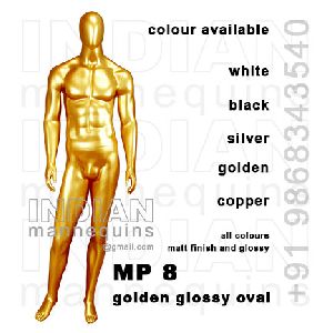 MP 8 Golden Glossy Oval