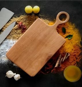 Inaithiram CBC16 Acacia Wood Wooden Kitchen Chopping / Cutting Board 16 Inch for Kitchen