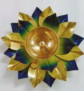 Designer Artifical Flower Diya