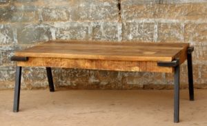 Coffee Table With Iron Legs