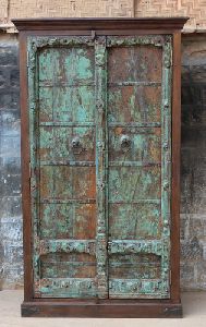 Wooden Old Door Antique Almirah
