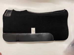 Horse Black Wool Felt Saddle Pad