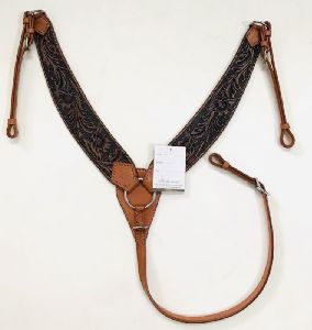 Leather Carving Horse Breastplate