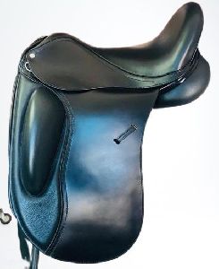 Leather Horse Black Endurance & Dressage Saddle