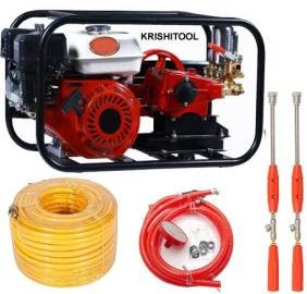 Buy Triple Piston Pump Set HTP 50 With 3 HP Copper Coil Motor - Kriishitool.in