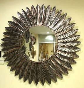 100cm Decorative Iron Wall Mirror