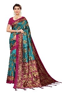 PF-277 Art Silk Jhalar Saree