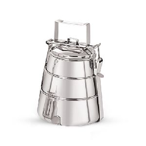 Stainless Steel Pyramid Tiffin