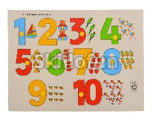 1-10 Number Picture Tray