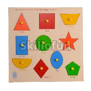 Magnetic King Size Identification Tray - Geo Shapes