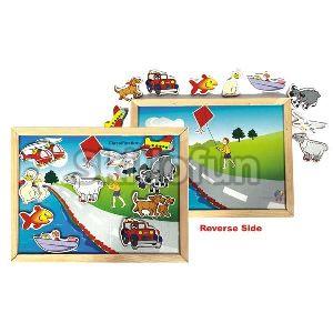 Magnetic Twin Play Tray - Classification Game