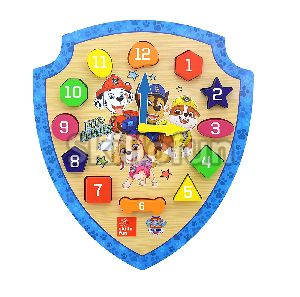 Paw Patrol Shapes Sorter Clock