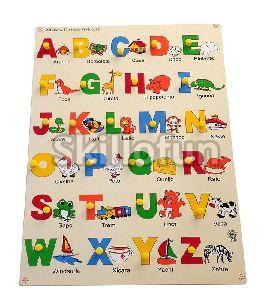 Portuguese Alphabet with Picture Tray