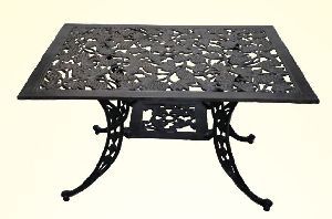 Cast Aluminium Rectangle Table