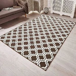 Brown Hand Tufted Floor Carpet