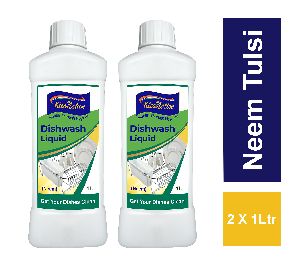 Kleanation Dishwash Liquid Gel Combo (Pack of 2), Kitchen Grease Cleaner for All Utensils, Neem