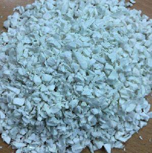 grinded white pvc pipe scrap