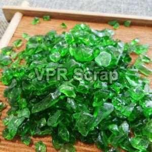 Green Cullet Glass Scrap