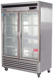 glass door refrigerator