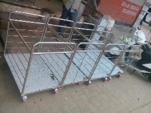 Stainless Steel Airport Trolley