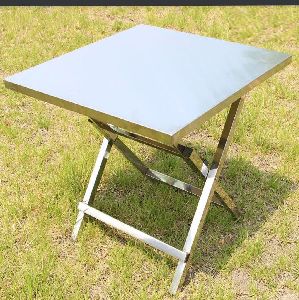 Stainless Steel Outdoor Table