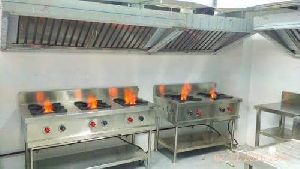 Three Burner Cooking Range