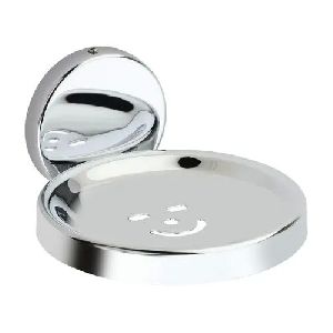 Zorba Stainless Steel Round Soap Dish