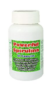 Powerful Spirulina Capsule - 60 Capsules