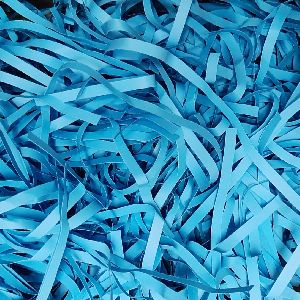 Blue Shredded Paper