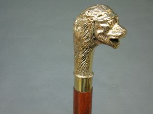 Designer Brass Victorian Lion Head Handle Style Vintage Wood Walking Stick Cane