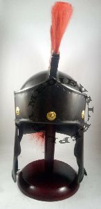 Medieval Armor Roman Armor Helmet Centurion Helmet Red Plume Larp Role Play