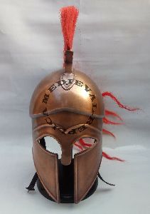 Medieval Greek Corinthian Corian Helmet Roman Gothic Helmet w/ RED Plume