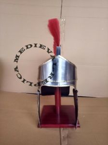 Medieval Imperial Italic Gallic Roman Centurion Helmet w/ Crest & Inner Liner