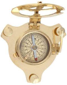 NAUTICAL BRASS SUNDIAL 2.5