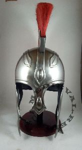 Troy Achilles Armour Larp Helmet Medieval Knight Crusader Spartan Roman Helmet