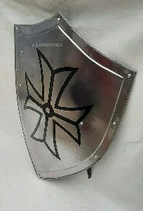 X-Mas Knight Medieval Heater Shield Sca Larp Waster 18G Battle Armor Shield