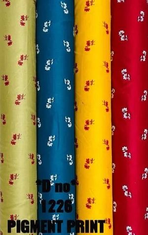 Foil Printed Rayon Fabric