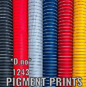 Pigment Printed Rayon Fabric
