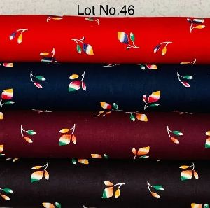 Floral Printed Rayon Fabric