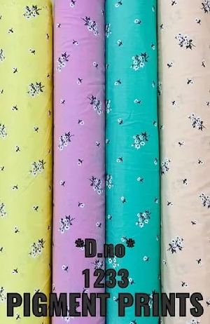 Foil Printed Rayon Fabric