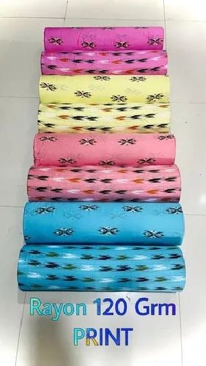 120 GSM Printed Rayon Fabric