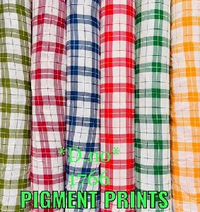 Pigment Printed Rayon Fabric